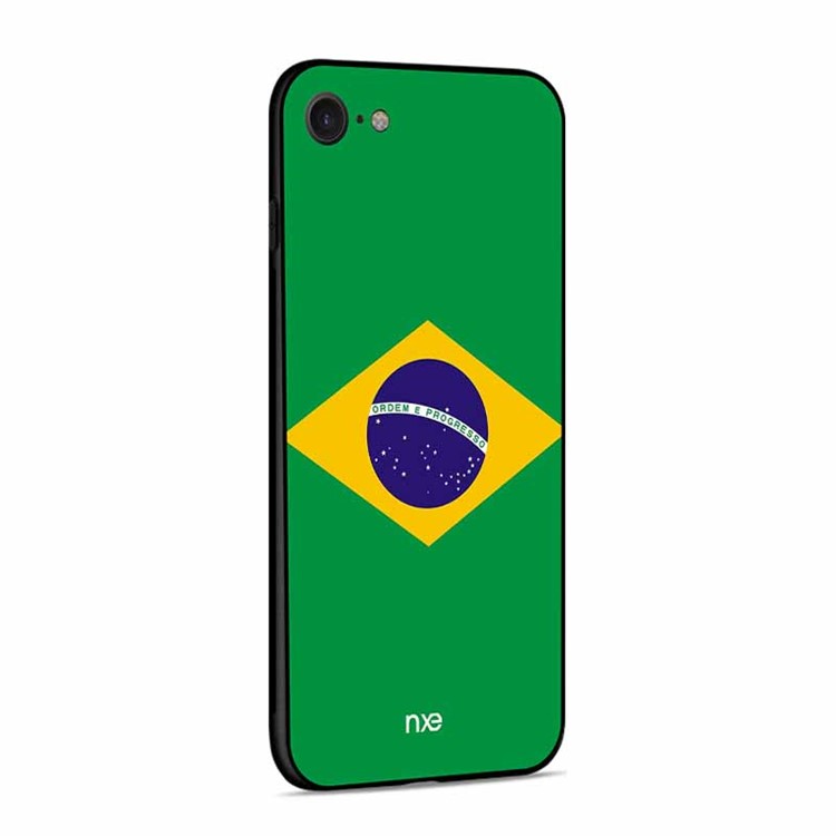 NXE 2018 World Cup Flag Pattern TPU Phone Case for iPhone 8/7 4.7 inch - Flag of Brazil-4