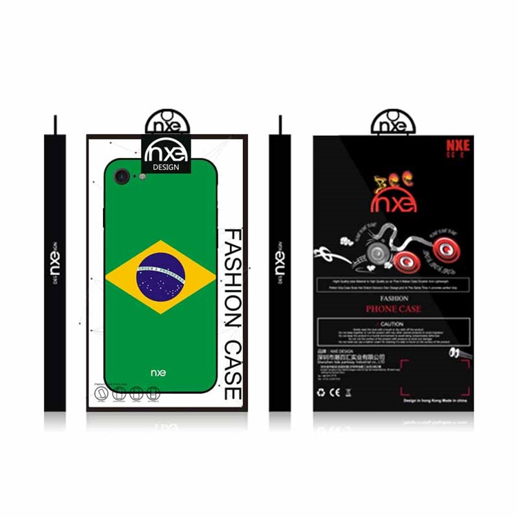 NXE 2018 World Cup Flag Pattern TPU Phone Case for iPhone 8/7 4.7 inch - Flag of Brazil-6