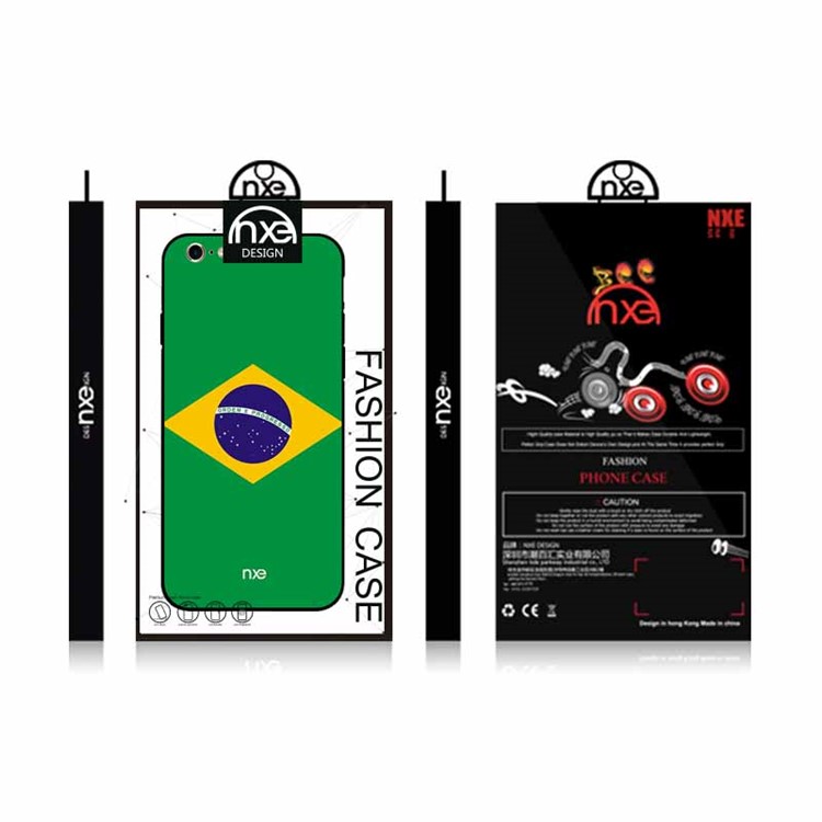 NXE 2018 World Cup Flag Pattern TPU Phone Case for iPhone 6s/6 4.7-inch - Flag of Brazil-6