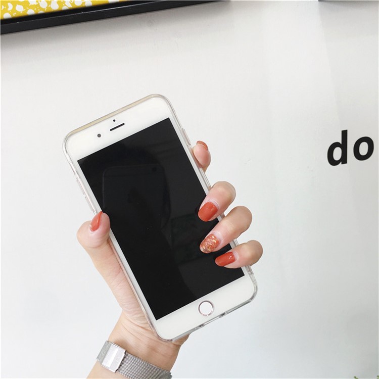 Electroplated Mirror-like TPU Back Case for iPhone 8 Plus / 7 Plus 5.5 inch - Black-3