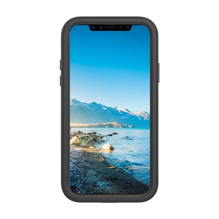 Detachable Shockproof PC + TPU Hybrid Case for iPhone X - Black-2