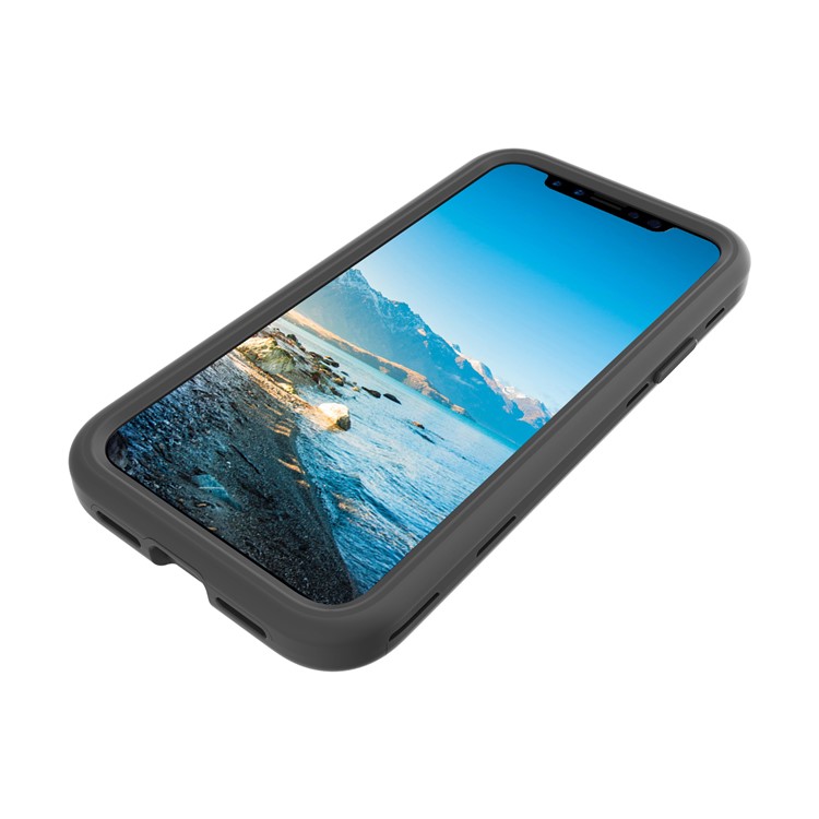 Detachable Shockproof PC + TPU Hybrid Case for iPhone X - Black-5
