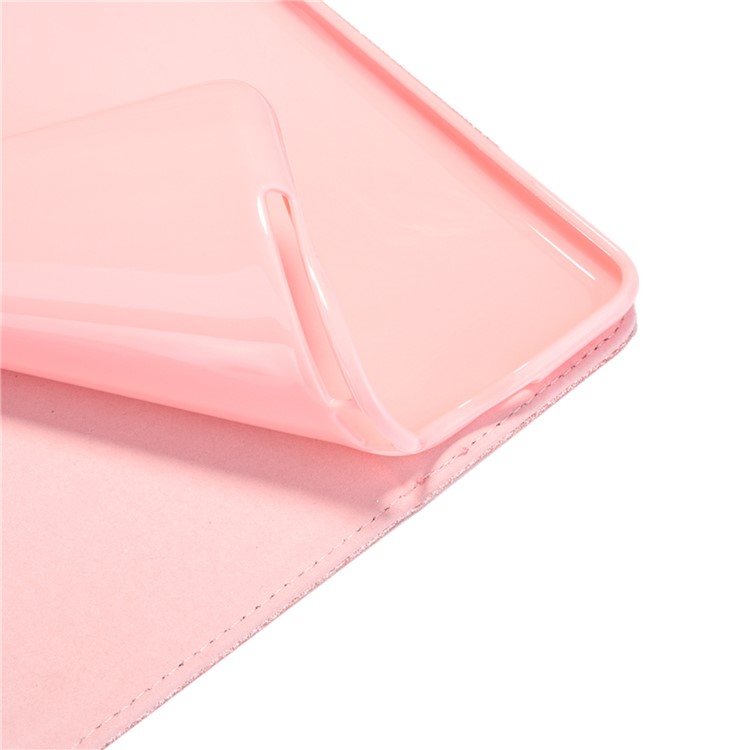 Glitter Powder PU Leather Card Slots Stand Smart Case for iPad 9.7 (2018)/9.7 (2017)/Pro 9.7/iPad Air 2/Air - Rose Gold-11