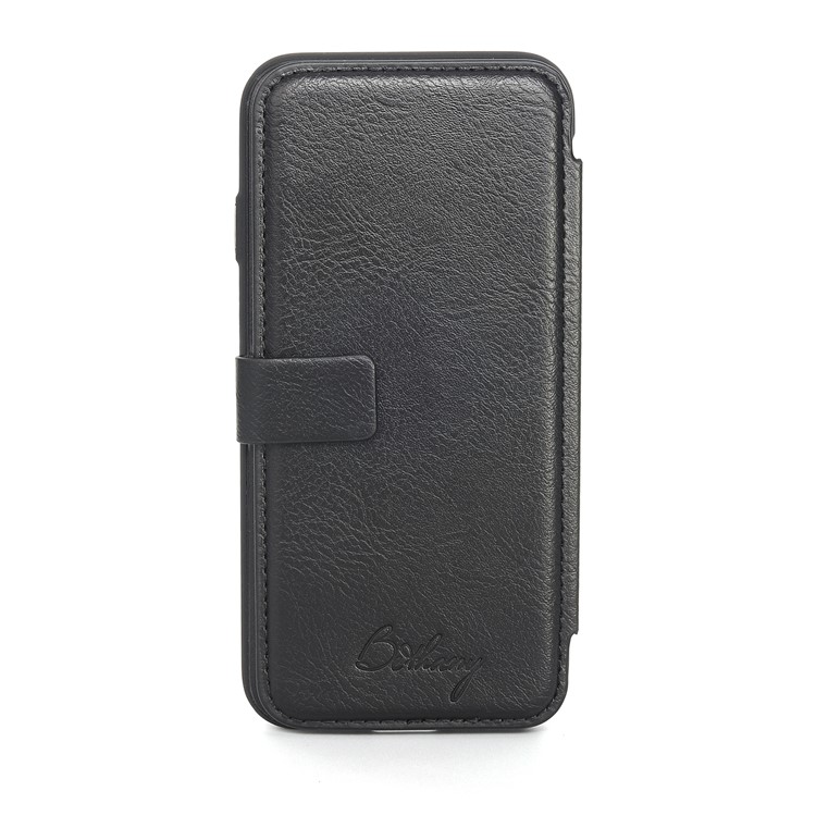 MUSUBO PU Leather TPU Protector Case with Card Slots for iPhone X/10 5.8 inch - Black-2