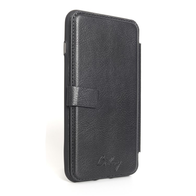 MUSUBO PU Leather TPU Protector Case with Card Slots for iPhone X/10 5.8 inch - Black-5