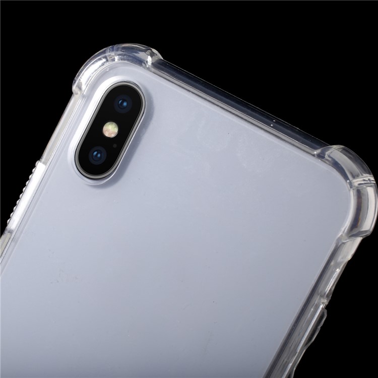 ROAR Shockproof Clear Acrylic Back + TPU Edge Hybrid Case for iPhone X/XS-5