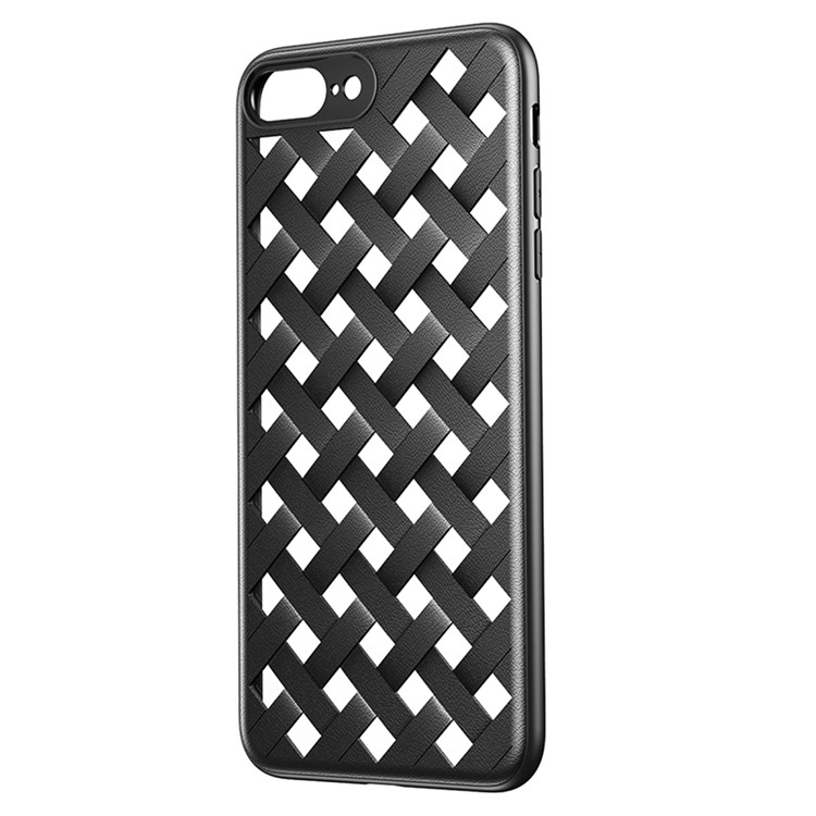 BASEUS Hollow Heat Dissipation Combo PC + TPU Protective Phone Shell for iPhone 8 Plus/7 Plus 5.5 inch - Black-2