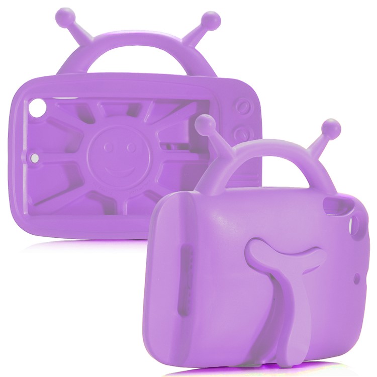 

Snail Pattern Shockproof Kids Friendly EVA Protective Shell Cover Case with Kickstand for iPad Mini 4/3/2/1 - Purple