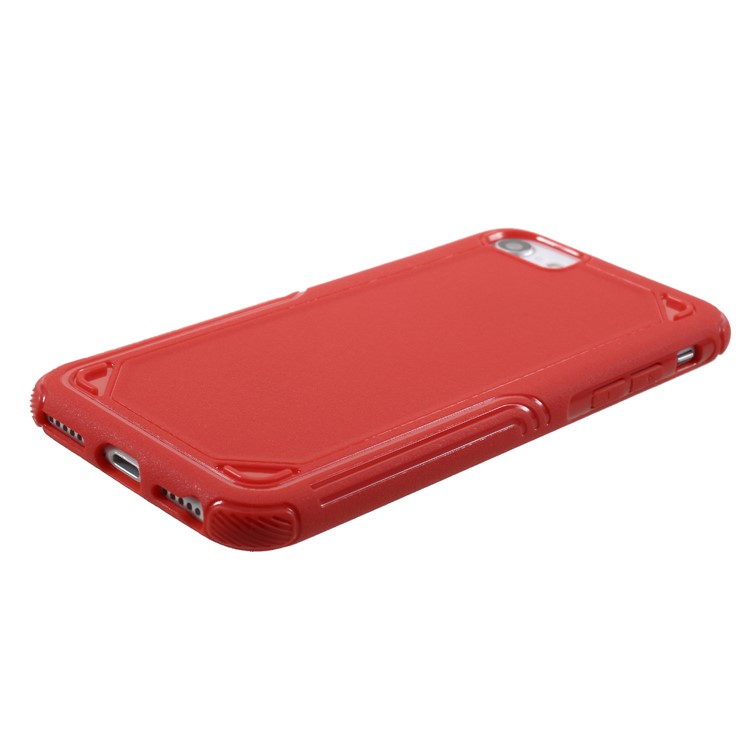 Shockproof Matte TPU Back Phone Casing for iPhone 8/7/6s/6 4.7 inch - Red-3