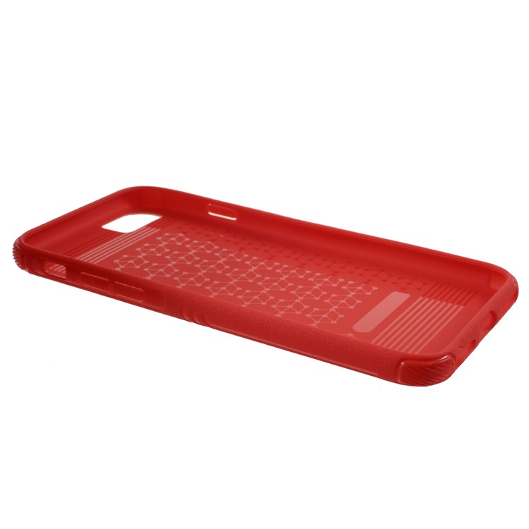 Shockproof Matte TPU Back Phone Casing for iPhone 8/7/6s/6 4.7 inch - Red-4