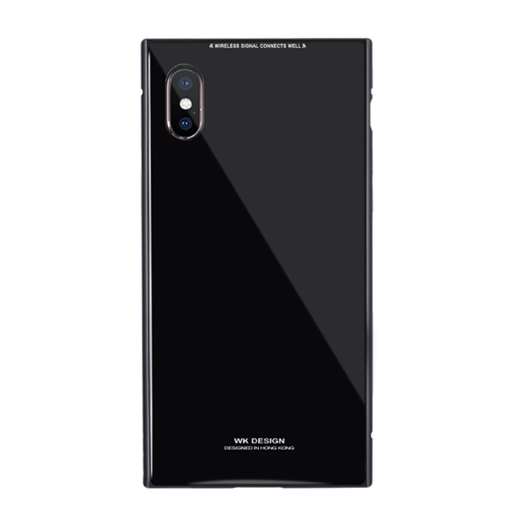 

WK Pro Магниты Для Iphone X 9H Закаленное Стекло + Алюминиевый Сплав Гибридный Задний Чехол - Черный, iPhone X