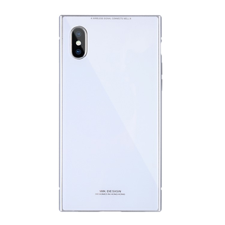 

WK Pro Магниты Для Iphone X 9H Закаленное Стекло + Алюминиевый Сплав Гибридный Корпус Телефона - Белый, iPhone X