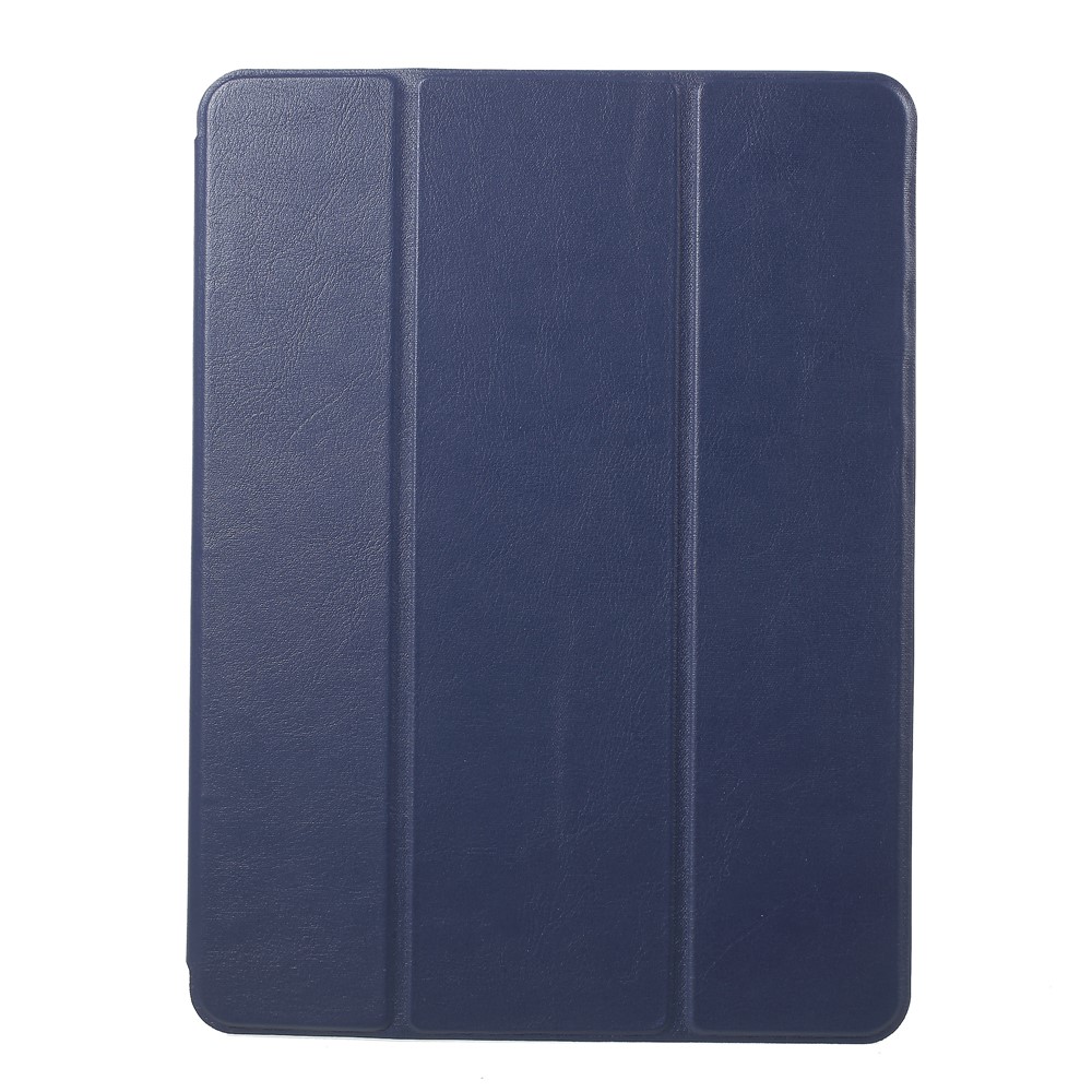 Single Front Leather Tri-fold Stand Smart Tablet Casing for iPad Pro 10.5-inch (2017) - Dark Blue-2