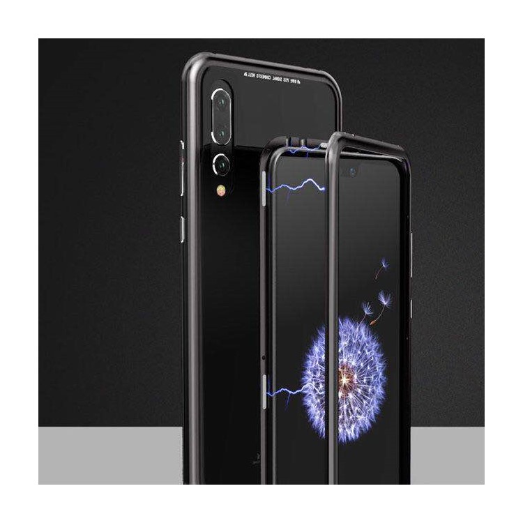 Magnetischer Metallrahmen + Ausgeglichenes Glasrückseitenschutz-Handyfall Für Huawei P20 Pro-1