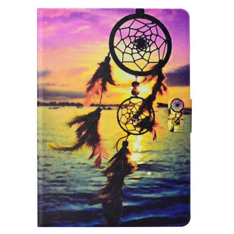 Pattern Printing Leather Card Holder Stand Tablet Protection Cover for iPad Pro 10.5-inch (2017) - Dream Catcher-2