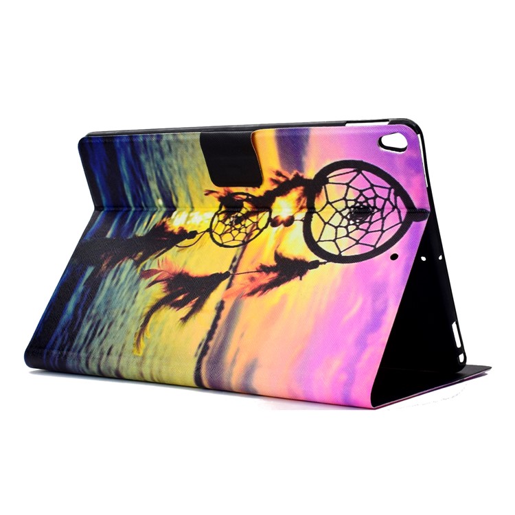 Pattern Printing Leather Card Holder Stand Tablet Protection Cover for iPad Pro 10.5-inch (2017) - Dream Catcher-4