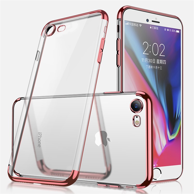 

Розовое Золото - CAFELE Гальванизирующий Мягкий Чехол Для Геля TPU Для Iphone 8 / 7 4,7 Дюйма