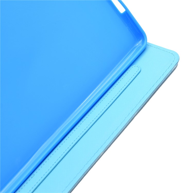Eye - Pattern Printing Card Holder Stand Leather Smart Phone Casing for iPad 9.7-inch (2018)/9.7-inch (2017)/Air 2/Air-6