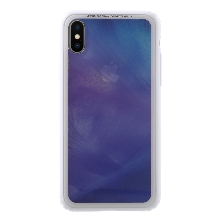 

WK Pattern Printing PC + TPU Hybrid Shell Case for iPhone X - Purple, iPhone X