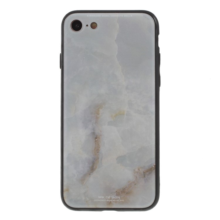 

WK Мраморная Модель Печати PC + TPU Комбо-крышка Для Iphone 8 / 7 4,7 Дюйма - Серый, iPhone 8 4.7 inch