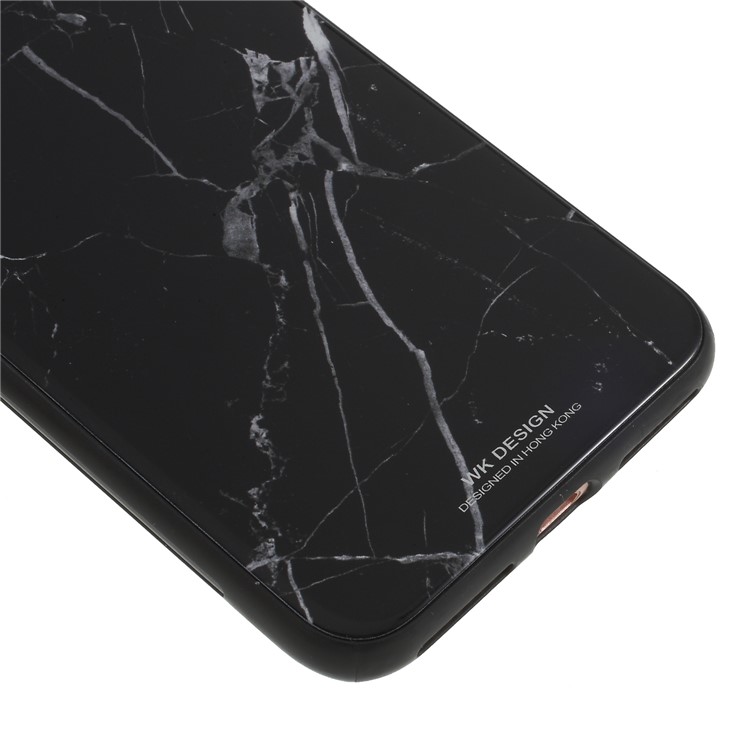 WK Marble Pattern Printing PC + TPU Hybrid Case for iPhone 8 Plus/7 Plus 5.5 inch - Black-4