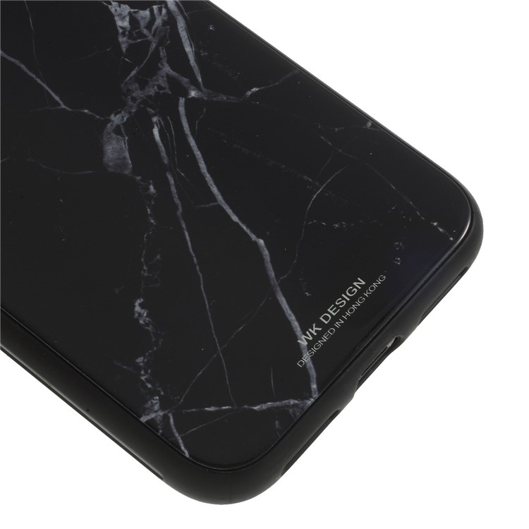 WK Marble Pattern Printing PC + TPU Hybrid Case for iPhone 8 / 7 4.7 inch - Black-3