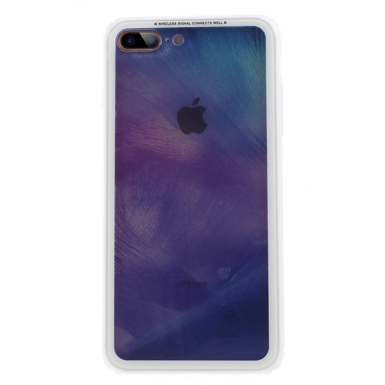 

WK Glaze Pattern Printing PC + TPU Hybrid Shell for iPhone 8 Plus/7 Plus 5.5 inch - Purple