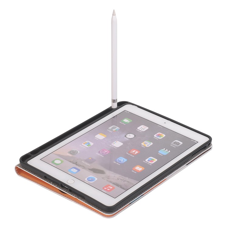 Рельефный Чехол Для Планшета С Кожаной Подставкой Для Ipad 9.7 (2018) /9.7 (2017) / Воздушный 2 / Воздушный С Ручкой - Собака-6
