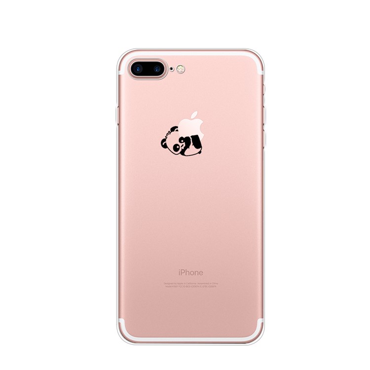 

Шаблон Печати Мягкий Чехол Для ТПУ Для Iphone 7 Плюс - Панда, Поднимающая Яблоко