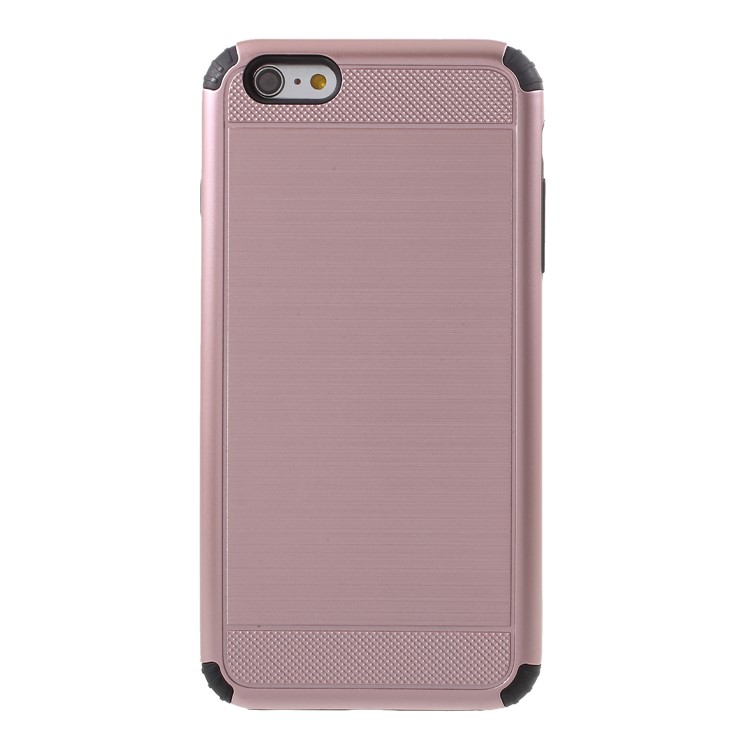 

2-in-1 Drop-proof Brushed PC + TPU Phone Shell for iPhone 6s / 6 4.7-inch - Rose Gold, iPhone 6s