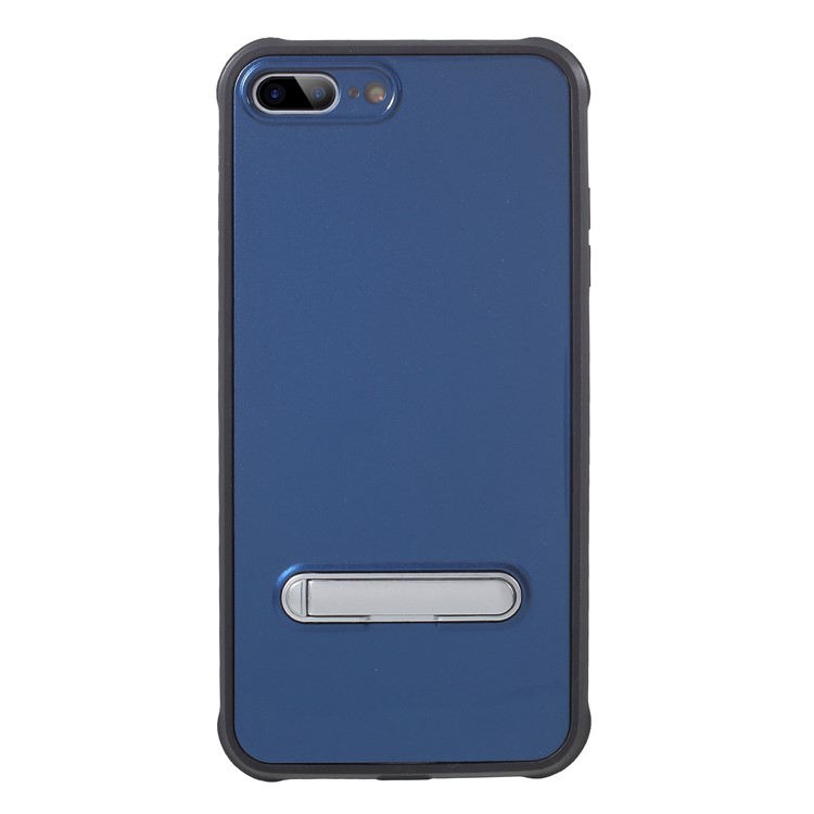 

Anti-drop PC + TPU Combo Case with Kickstand for iPhone 8 Plus/7 Plus 5.5 inch - Blue