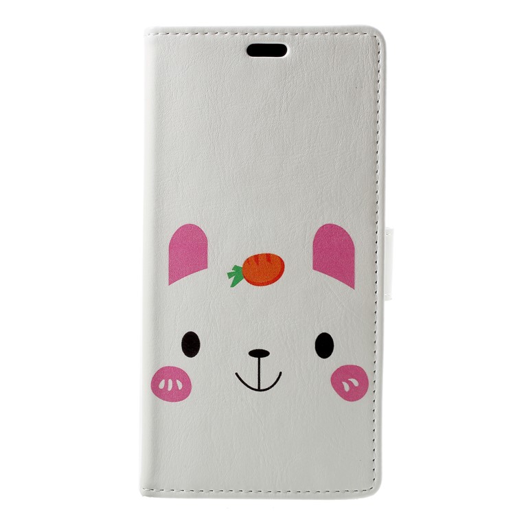 

Pattern Printing Stand Leather Wallet Protective Cell Phone Cover for iPhone XS Max 6.5 inch - Cute Animal