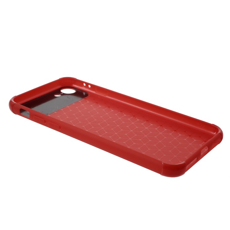 Drop Resistance PC TPU Hybrid Mobile Phone Case for iPhone 8 / 7 - Red-5