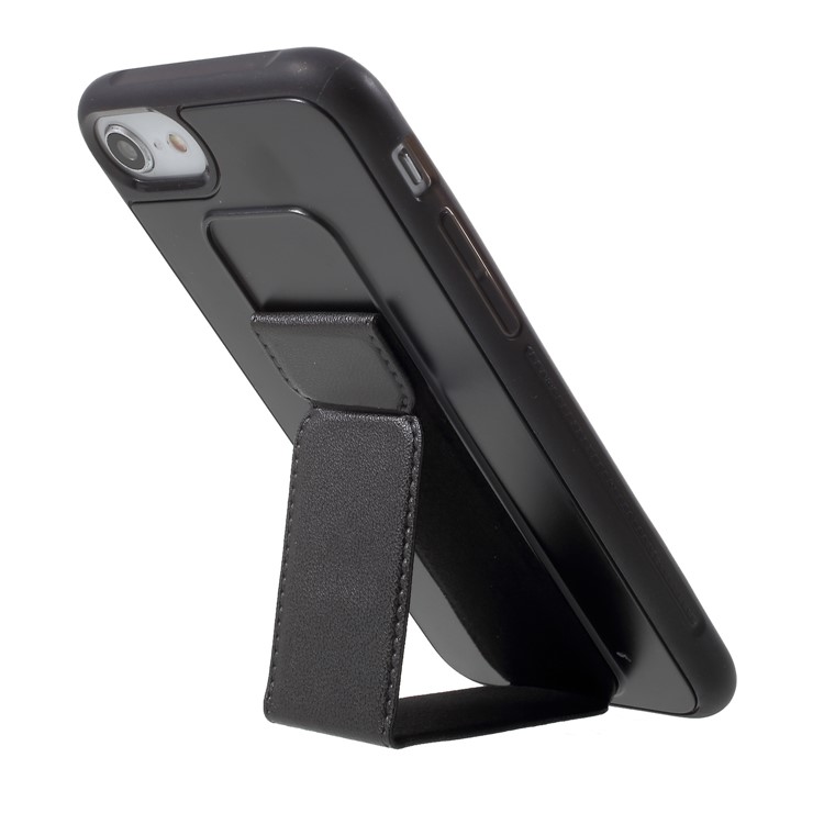 ROOR KOREA Aura Serie TPU Funda Con Soporte De Cuero PU Para Iphone 8 / 7 / 6s / 6 4.7 Pulgadas - Negro-6