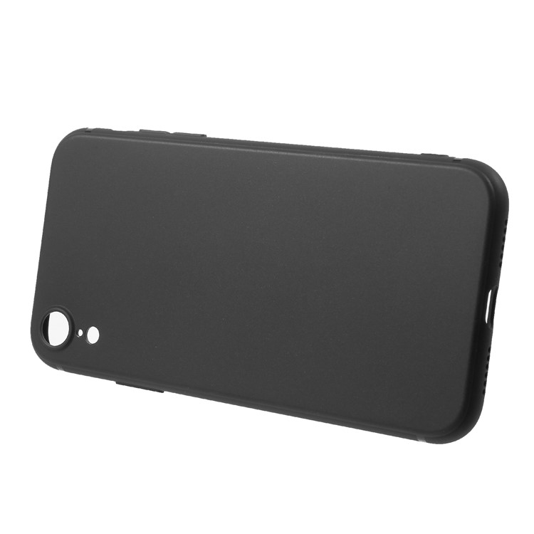Matte Soft TPU Mobile Phone Case for iPhone 9 - Black-2