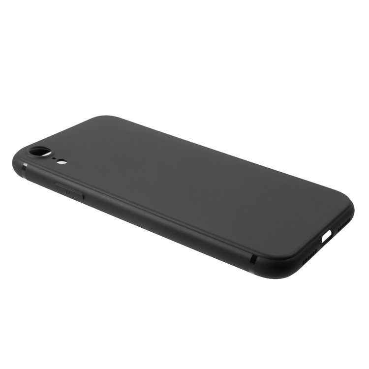 Matte Soft TPU Mobile Phone Case for iPhone 9 - Black-3
