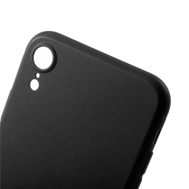 Matte Soft TPU Mobile Phone Case for iPhone 9 - Black-4