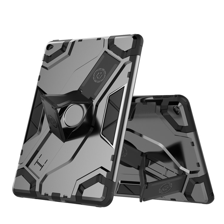 

Жесткий ПК + Мягкий Комбинированный Корпус TPU С Подставкой Для Ipad Air 2 - Черный