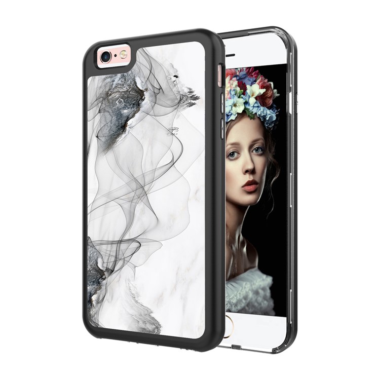 

Шаблон Печати PC TPU Гибридный Чехол Для Мобильного Телефона Для Iphone 6s Plus / 6 Плюс 5,5 Дюймов - Черная Марля, iPhone 6s Plus 5.5-inch