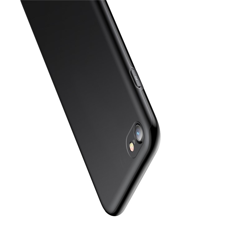 BASEUS Full Protection Matte PC + TPU Combo Cover + Tempered Glass Screen Protector for iPhone 8 / 7 4.7 inch - Black-4