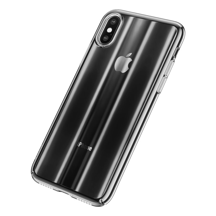 

BASEUS Aurora Series Electroplating Hard PC Case for iPhone X 5.8 inch - Black, iPhone X