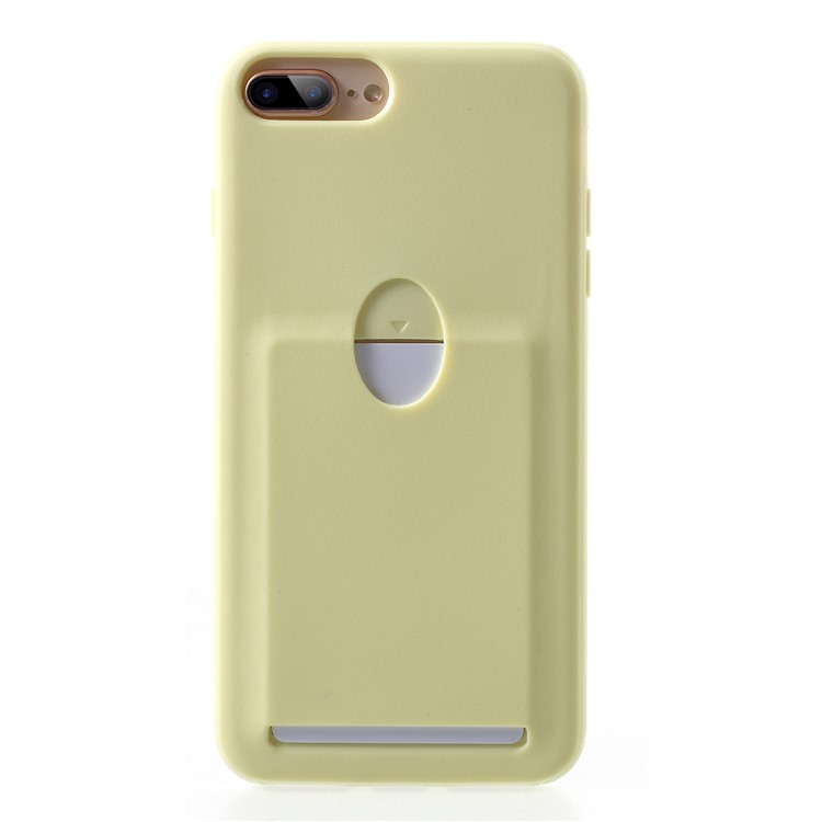 

Ультра Тонкая Крышка ТПУ С Разъемами Для Iphone 8 Плюс / 7 Плюс / 6 С Плюс / 6 Плюс - Желтый