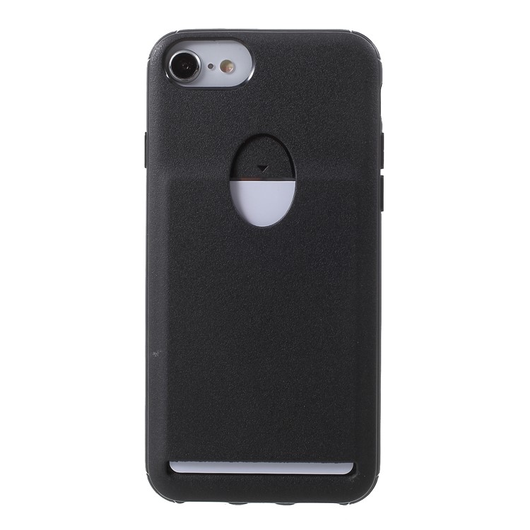 

Ультра Тонкая Крышка Сотового Телефона Держателя Карточки TPU Для Iphone 8 / 7 / 6s / 6 - Черный, iPhone 8