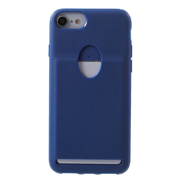 

Ультра Тонкий Держатель Крышки Телефона Держателя Карточки TPU Для Iphone 8 / 7 / 6s / 6 - Темно-синий