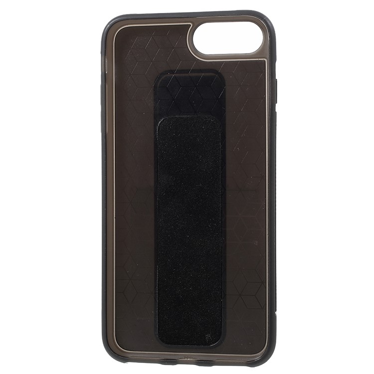 ROAR KOREA Aura Série TPU Tampa Traseira Com Suporte De Couro PU Para Iphone 8 Plus / 7 Plus / 6 S Plus / 6 Além De 5.5 Polegada - Preto-9