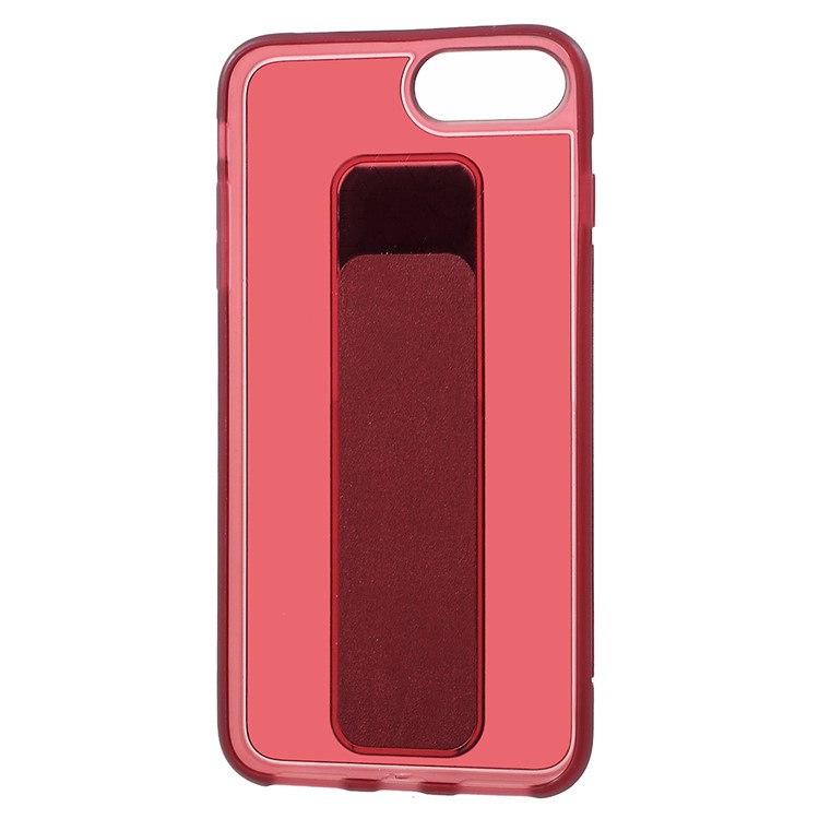 ROOR KOREA Aura Series Funda De TPU Con Soporte De Cuero PU Para Iphone 8 Plus / 7 Plus / 6s Plus / 6 Más 5.5 Pulgadas - Rojo-7