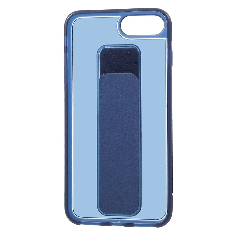 ROAR CORÉIA Aura Série TPU Tampa Do Telefone De Proteção Com Suporte De Couro PU Para Iphone 8 Plus / 7 Plus / 6 S Plus / 6 Além De 5.5 Polegada - Azul-8