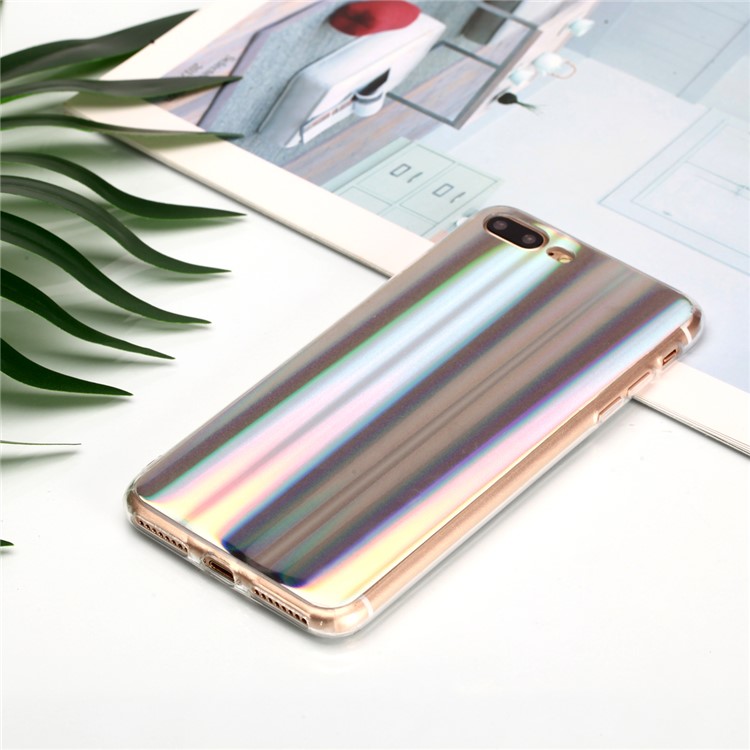 

Colorful Laser Carving IMD TPU Case for iPhone 8 Plus / 7 Plus 5.5 inch - Multi-color