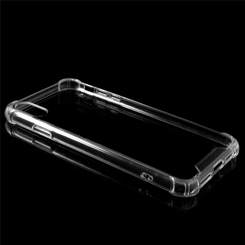 Acrylique Transparente À L'épreuve Des Gouttes + Casage Mobile Hybride De TPU Edge Pour IPhone XS Max 6,5 Pouces