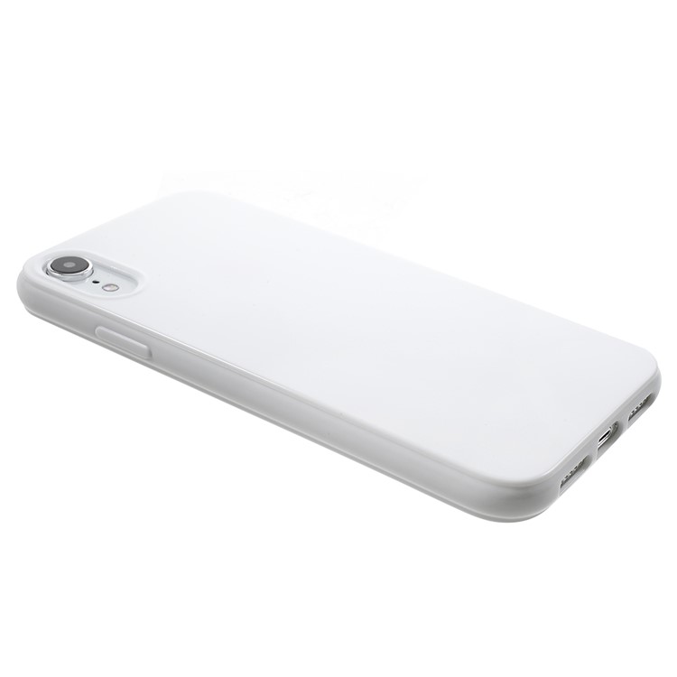 Soft Glossy TPU Back Cover for iPhone XR 6.1 inch - White-5